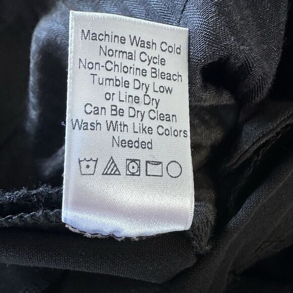 Coldwater Creek Pants High Rise Black Career Dress Size 10 Trousers Slacks - Picture 8 of 8